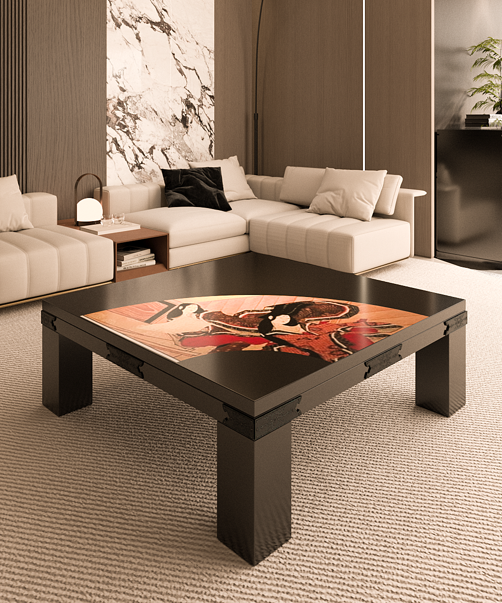 Edo Bijin Center Table | Japanese Lacquer Furniture – urushiome