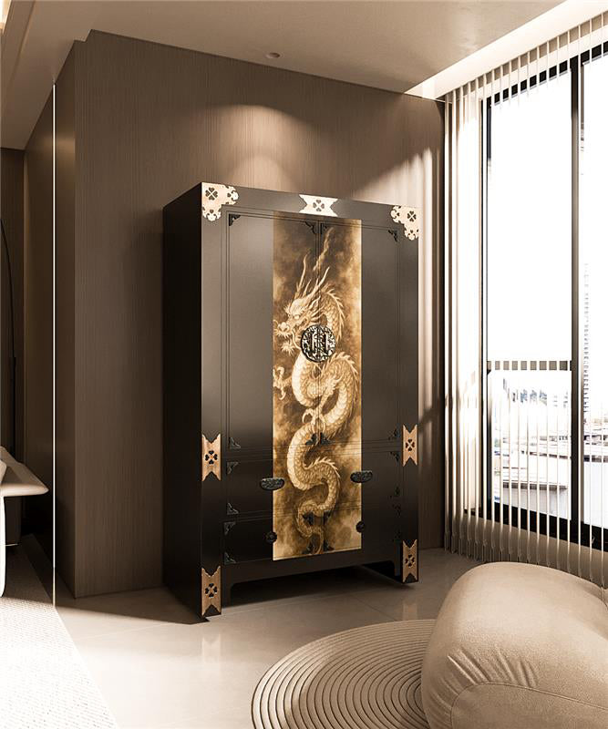 Ryu no Mon TV Cabinet | Japanese Lacquer Furniture – urushiome
