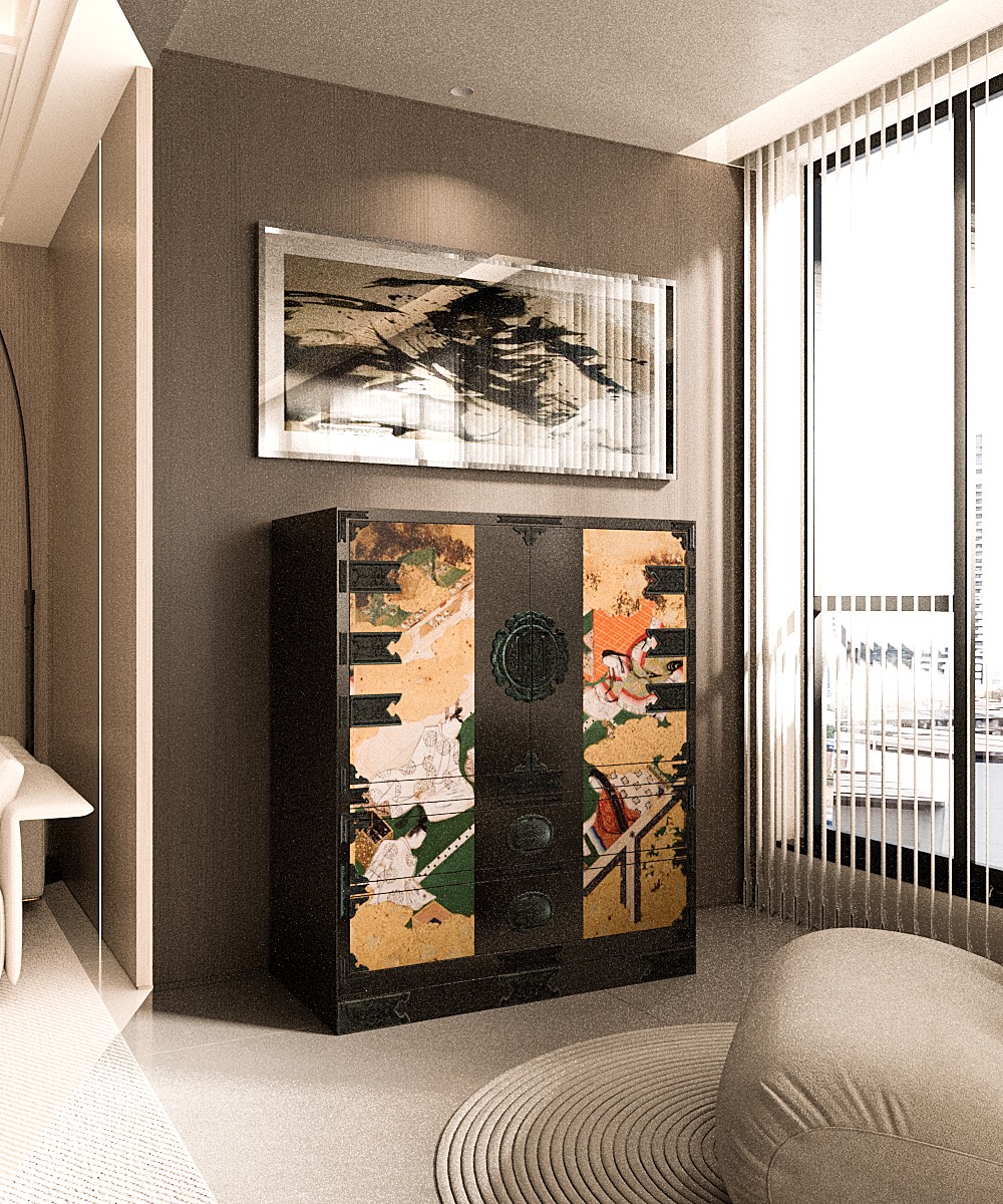 Heian (平安) Court Chest